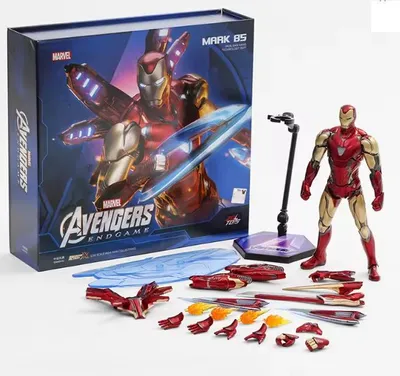 Obrázek produktu pro Figurka ZD Toys - Iron Man Mark 85 Nano Technology s LED prvky 18 cm.