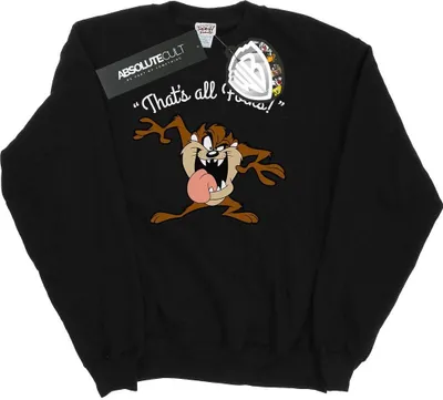 Produktbild von Looney Tunes - "That´s All Folks" Sweatshirt für Damen BI2106 (S) (Schwarz)