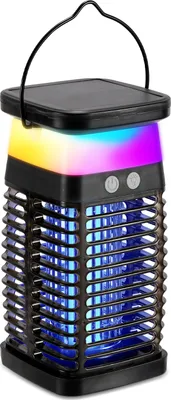 Produktbild von Aopunly 4W Elektrischer Insektenvernichter Solar UV Licht Mückenlampe Mit RGB-Licht Insektenfalle Insektenlampe Mückenvernichter Fliegenfalle Moskito