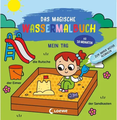 Zdjęcie produktu dla Magiczna książka do malowania wodą – Mój dzień