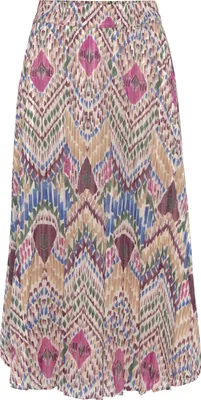 Produktbild von LASCANA Plisseerock bunt bedruckt Größe 42