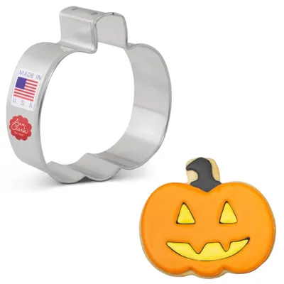 Keksausstecher Kürbis, 7,6 cm, Metall, Halloween