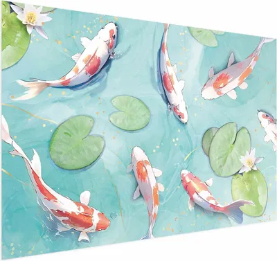 Produktbild von Posterpapier Poster - Pond in Japan 42x29.7 cm Tiere g-C-10141-ao-a