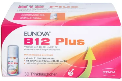 Immagine prodotto di EUNOVA B12 Plus, flaconi monodose liquidi, 30 unità