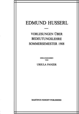 Produktbild von Vorlesungen Über Bedeutungslehre Sommersemester 1908