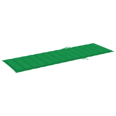 Immagine prodotto di vidaXL Cuscino per sdraio verde 200x70x4 cm in tessuto
