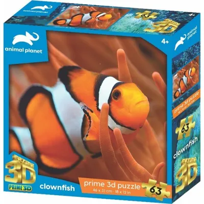 Image de PRIME 3D PUZZLE - Ryba Kloun 63 dílků 20948