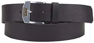 Productafbeelding van Heren Leren Riem Zwart voor Jeans