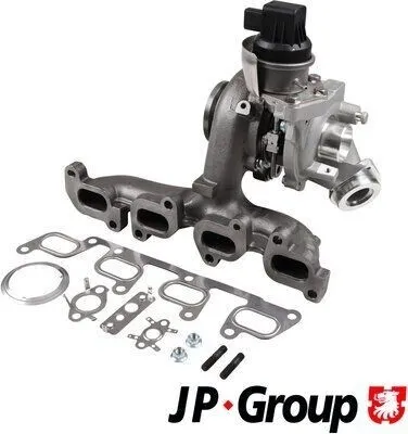Produktbild von Turbolader JP GROUP 1117412600 für VW Polo Schrägheck (6R1, 6C1)