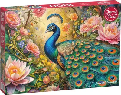 Immagine prodotto di Cherry Pazzi - Puzzle Pavone Paradiso - 1000 dielov
