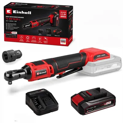 Produktbild von Einhell Akku-Ratschenschrauber TE-RW 18/60 Li 18 V, 60 Nm, 3/8" Akku 2,5 Ah