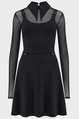 Produktbild von KIHILIST by KILLSTAR Kurzes Kleid Damen Ruby Revenge Dress schwarz M
