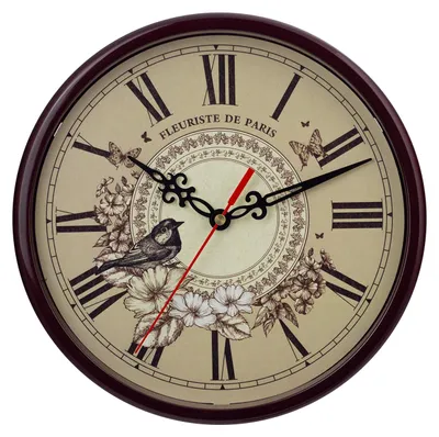 Produktbild von EUROTIME Quarzwanduhr Nostalgie
