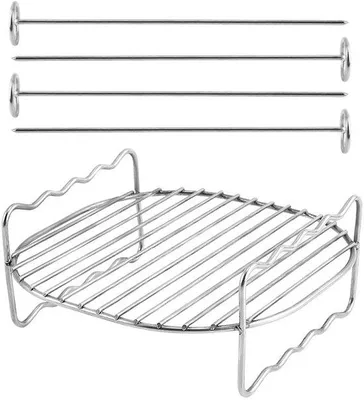 Produktbild von Portable RVS Outdoor-Grill-Set, 19x19x7cm Holzkohle-Grill