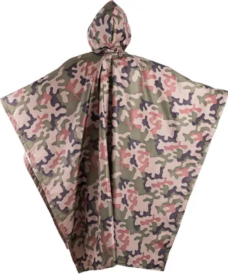 Produktbild von Wasserdichter Mantel Regenponcho Tarnfarbe