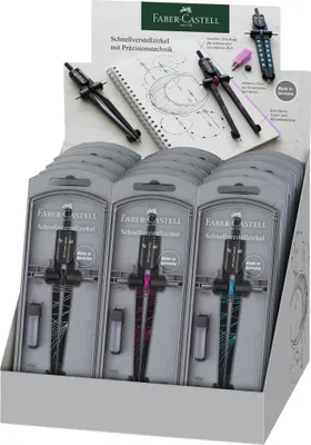 Obrázek produktu pro FABER-CASTELL Schnellverstellzirkel Twister Display