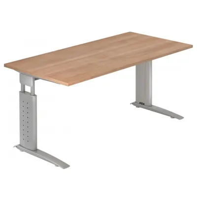 Produktbild von UNDA 16 S - 160 x 80 Nussbaum/Silber höhenverstellbar