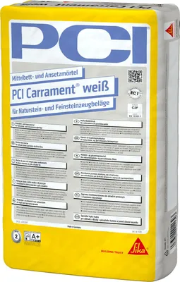 Obrázok produktu pre PCI Carrament Natursteinmörtel weiß 25 kg