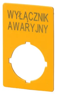 Produktbild von M22-XZK-PL99 Bezeichnungsschild 50x33mm