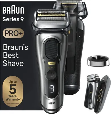 Produktbild von Braun Series 9 9527s, Folienschaber, Schwarz, Silber, LED, 0,05 mm, Akku, Box