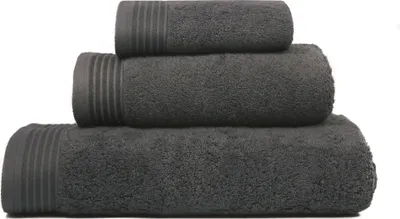 Produktbild von framsohn Badetuch 'Premium' 100 x 150 cm Anthrazit - Grau