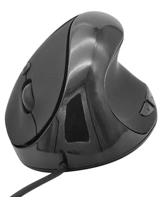 Image de Souris ergonomique verticale filaire, confortable pour une utilisation prolongée, améliore l'efficacité au travail, compatible avec les ordinateurs portables et les PC de bureau