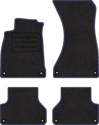 Immagine prodotto di Set di tappetini in velluto per AUDI A4 B9 4 pezzi - Nuovo - PREMIUM