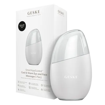 Produktbild von Cool & Warm Eye & Face Massager, 7 in 1 für Gesicht & Augen | Batterielose Wärme- & Kühltechnologie | Gegen Augenringe & Tränensäcke | Anti-Aging