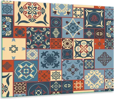 Obrázek produktu pro Kryt varné desky Skleněný kryt varné desky Splashback 60x52cm Mosaic