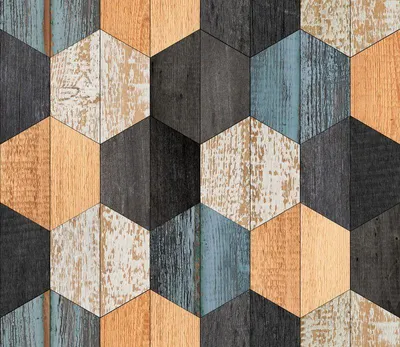 Produktbild von OUTDOOR DEKOSTOFFE OXFORD - Motiv geometrisches sechseckiges Muster I DR109