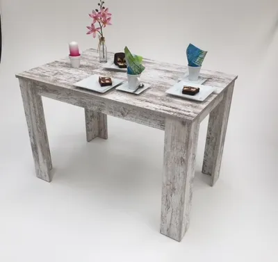 Produktbild von Möbel SD Moderner Esstisch MIA Canyon White Pine 110 x 70 cm