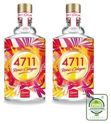 Obrázok produktu pre 2 x Remíx kolínska voda 4711 – grapefruit – 100 ml – veľké balenie – 2 kusy