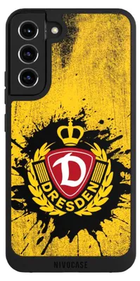 Produktbild von NIVOCASE Handyhülle für Samsung Galaxy S22+  Hülle NIVOpure Case Schwarz Fußball Offizielles Lizenzprodukt SG Dynamo Dresden