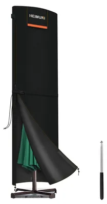 Produktbild von Sonnenschirm Schutzhülle Wasserdicht für Ampelschirm 3-5m, 280x65cm, 420D Oxford, UV-Beständig, Wetterfest
