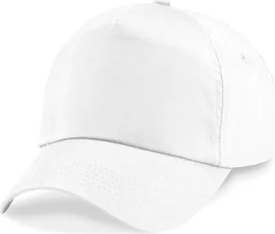 Produktbild von Beechfield B10B | Junior Original 5-Panel Cap / Kappe / Mütze / Hut - Farbe: White - Größe: One Size