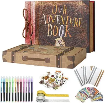 Produktbild von Famanu Fotoalbum Scrapbook für Abenteuer - Kreativ und personalisierbar