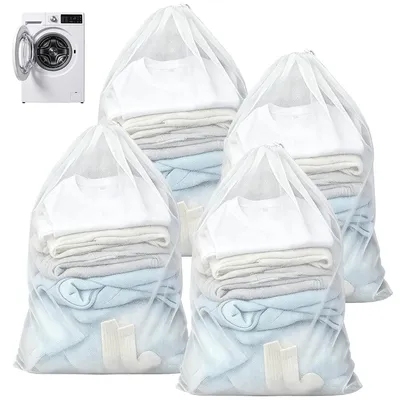 Produktbild von Set mit 4 großen Wäschenetzen für die Waschmaschine