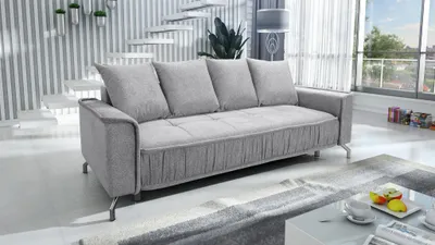 Produktbild von Schlafsofa Sofa 3-Sitzer FLORENCE Stoff Bubble Grau