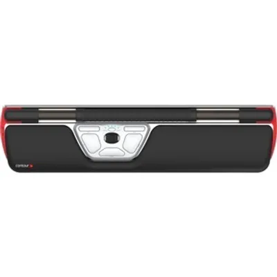 Produktbild von Contour Design RollerMouse Red Plus Wireless, Beidhändig, RF Wireless, 2800 DPI, Schwarz, Silber