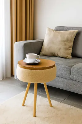 Productafbeelding van Skye Decor, hoogwaardige bijzettafels (3 stuks), saffier eikenhout, 100% melamine | 1001