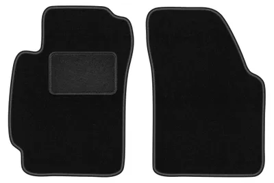 Image de Tapis avant en moquette pour Honda HR-V I 1999-2006 (crossover) – 2 pièces, noirs, sur mesure – Wielganizator LUX