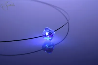 Produktbild von Collier LED Kristall Bicone Weiß Crystal mit Swarovski® Elements