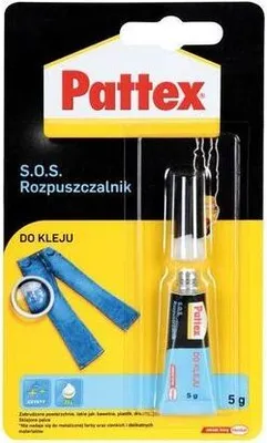 Produktbild von Pattex SOS Lösungsmittel Gel Entferner für Sekundenkleber Tinte Aufkleber