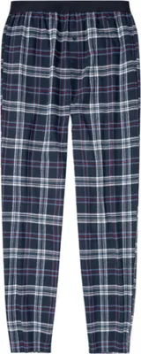 Produktbild von Livergy Flannell Schlafhose aus reiner Baumwolle - Bequeme, Weich & Warm Karo Blau/Weiß/Rot L