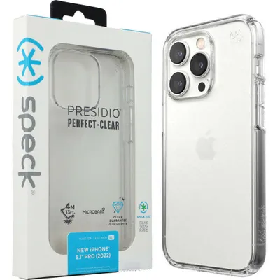 Produktbild von Speck Presidio Perfect Clear, Cover, Apple, iPhone 14 Pro, 15,5 cm (6.1"), Transparent