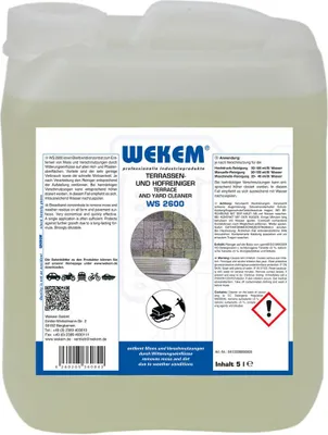 Produktbild von WEKEM WS 2600 Terassen- und Hofreiniger 5 Liter Kanister