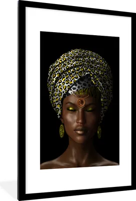 Produktbild von MuchoWow® MuchoWow® Gerahmtes Poster Frauen - Accessoires - Gelb 60x90 cm - Poster mit zchwarzem Bilderrahmen - Dekoration - Wandposter Wohnzimmer - Hochwertig