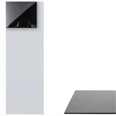 Produktbild von Aluverbundplatte Silber Gebürstet 10x30 cm 3mm ACP ACM Platte Alu Werbeschild Zuschnitt Inox Optik