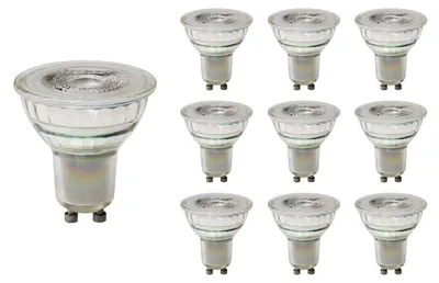 Produktbild von Spectrum GU10 LED Spot Lampe 7,5W 1100lm 4000K Neutralweiß 230V 50mm 10 Stück