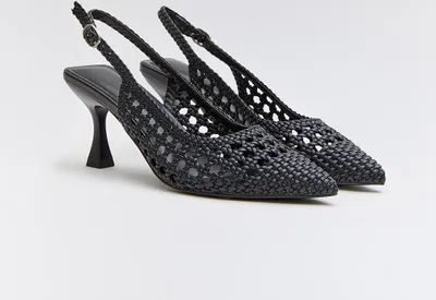 Produktbild von Buonarotti - Slingback Schwarz Offenes Design - 37 EU - Schwarz